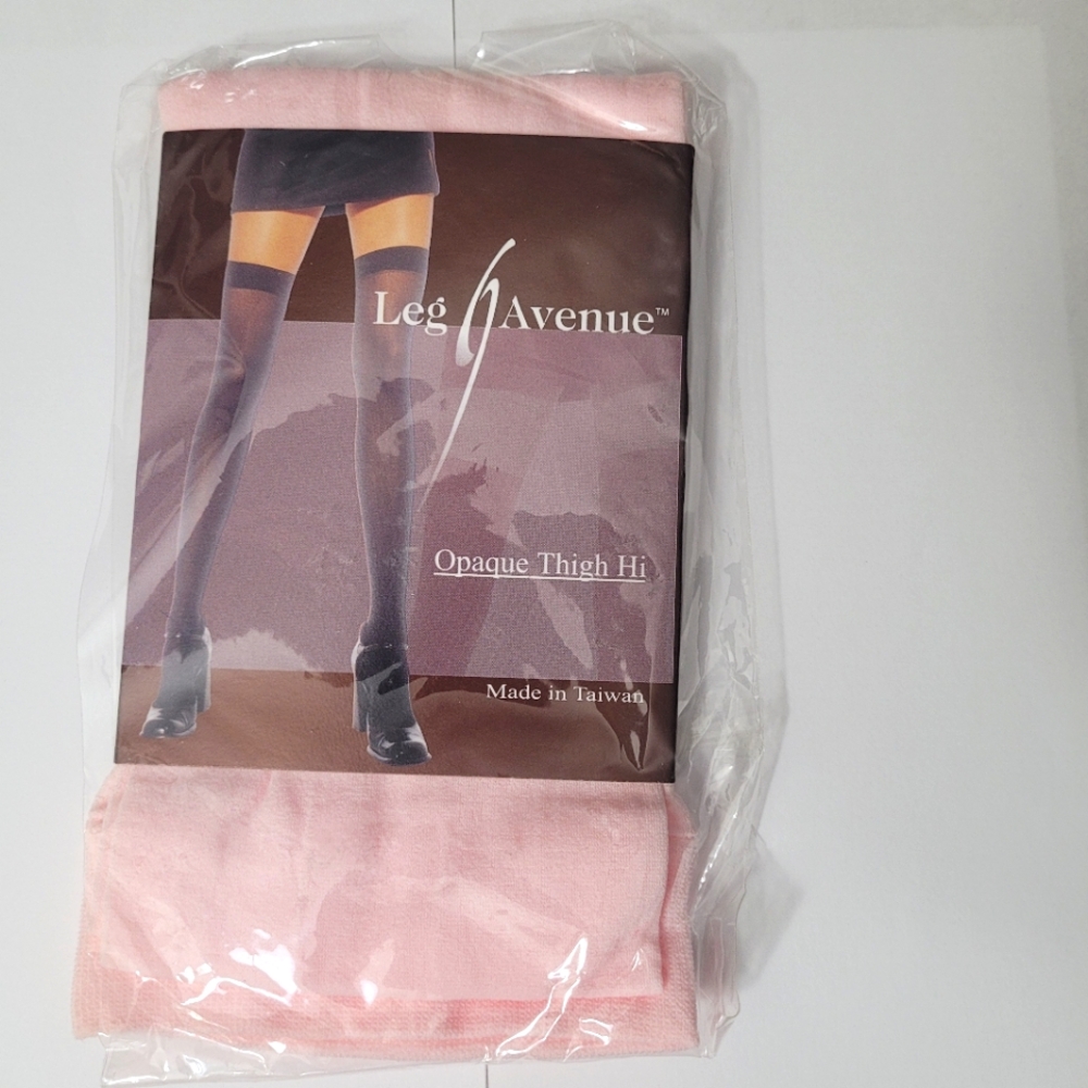 Leg Avenue Light Pink Sheer Stockings